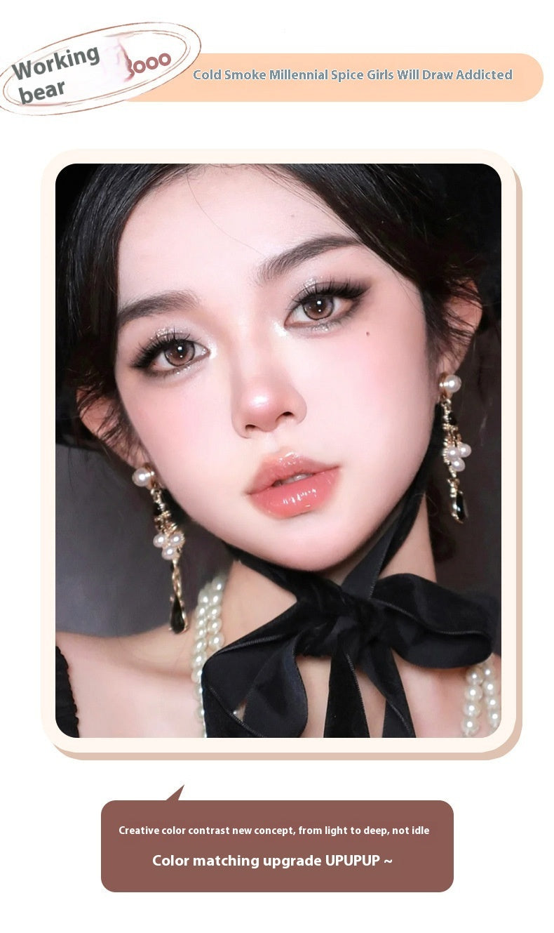 “6-Color Cool Diamond Eyeshadow – Bold Contrast for Smoky Glam”