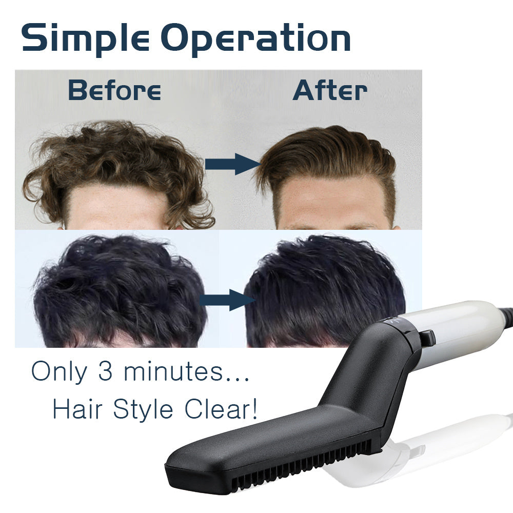 Men Quick Beard Straightener Styler Comb