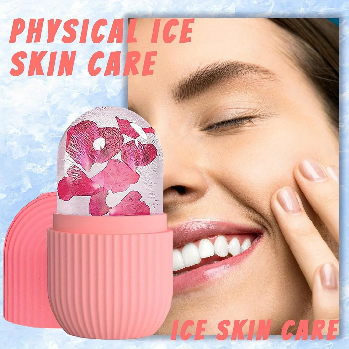 Silicone Ice Cube Trays Beauty Ice Ball Face Massager