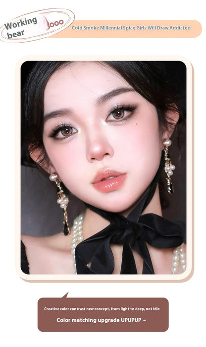 “6-Color Cool Diamond Eyeshadow – Bold Contrast for Smoky Glam”