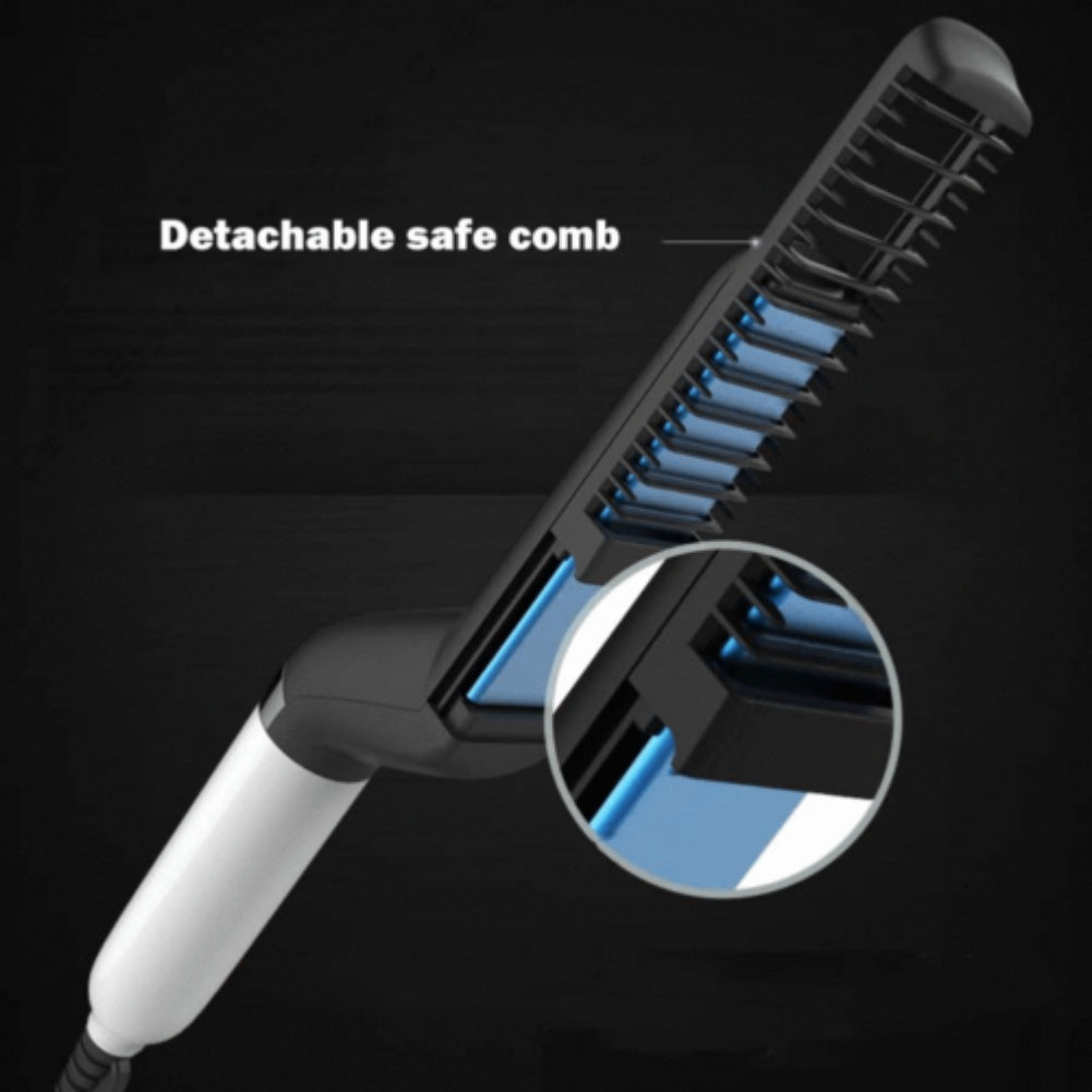 Men Quick Beard Straightener Styler Comb