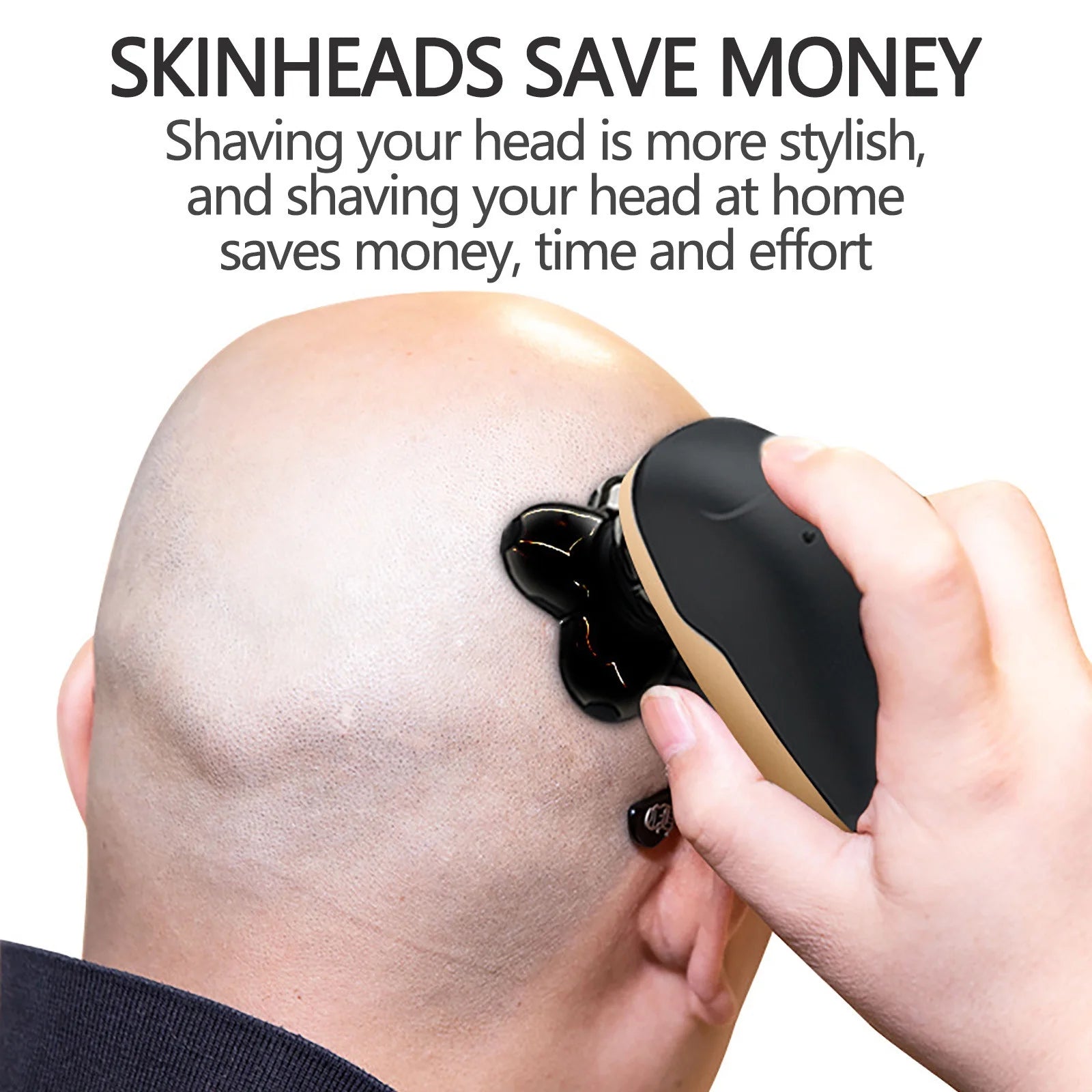 Bald Head Artifact Shaving Machine Self-Shaving Five-Blade Whole Body Washable Electric Shaver Beard Trimmer Savings