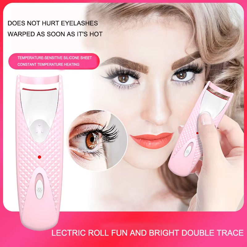 Portable Electric Heated Eyelash Modeler, Heated Eye Lash, Durable, Curls, Thermal Curler, Makeup Tools