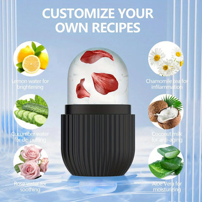 Silicone Ice Cube Trays Beauty Ice Ball Face Massager
