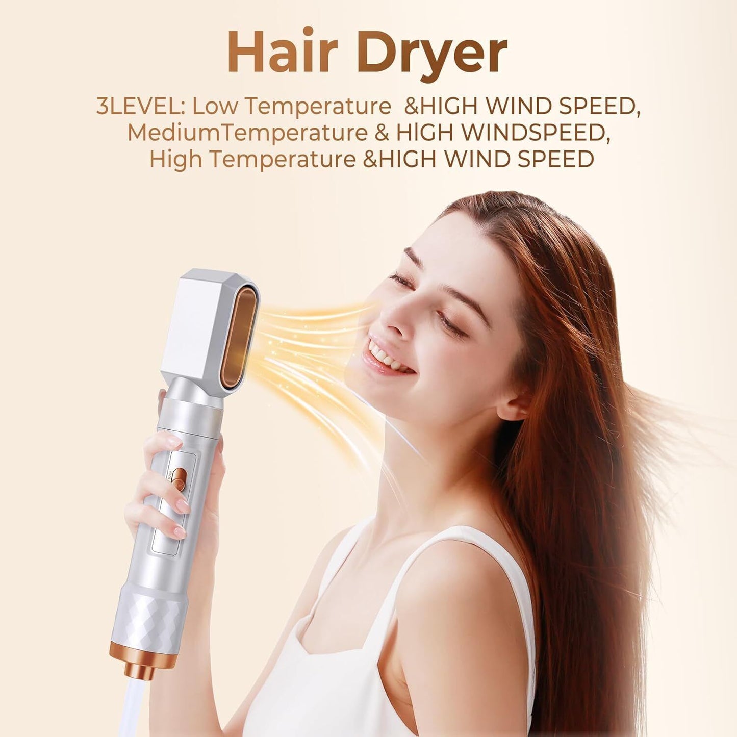 5 IN 1 Pro Air Wrap Blow Hair Styler Curler Straightener