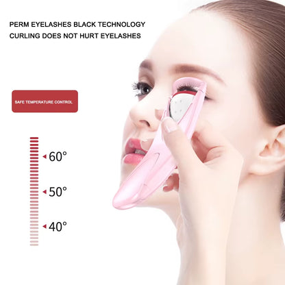 Portable Electric Heated Eyelash Modeler, Heated Eye Lash, Durable, Curls, Thermal Curler, Makeup Tools